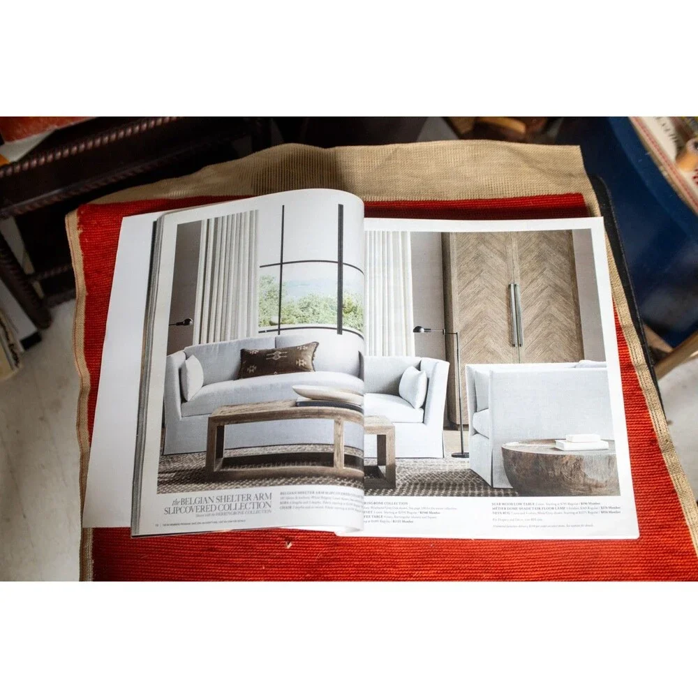 Fall 2016 Restoration Hardware Catalog Magazine Indoors Interior Design RH Decor
